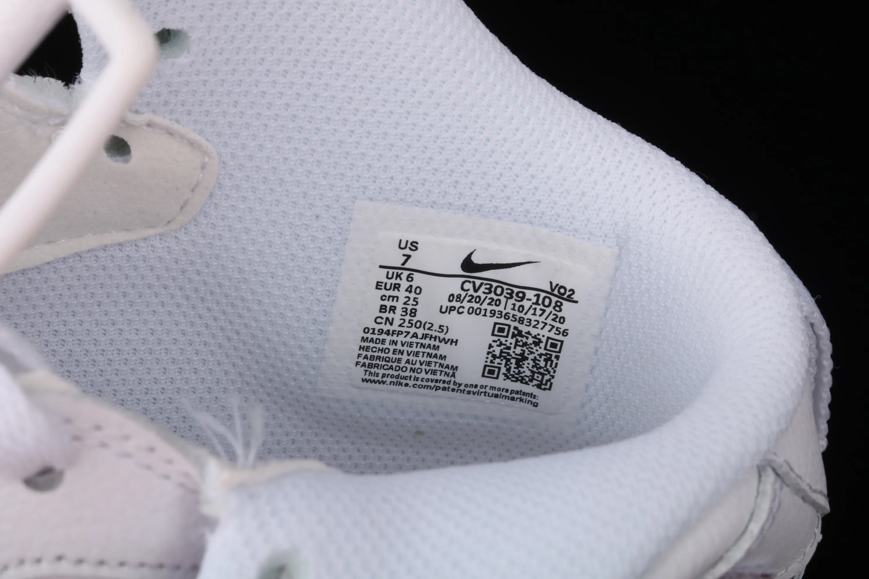 All categories Nk Air Force 1 Air Force series Nk Air Force 1 Mid Air Force mid-top Nk Air Force 1 Mid "Premium" black and white colorful color Air Force One Chinese casual sneakers CV3039-108